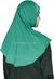 Turquoise - Luxurious Lycra Hijab Al-Amira with Silver Rhinestones Teen to Adult (Large)