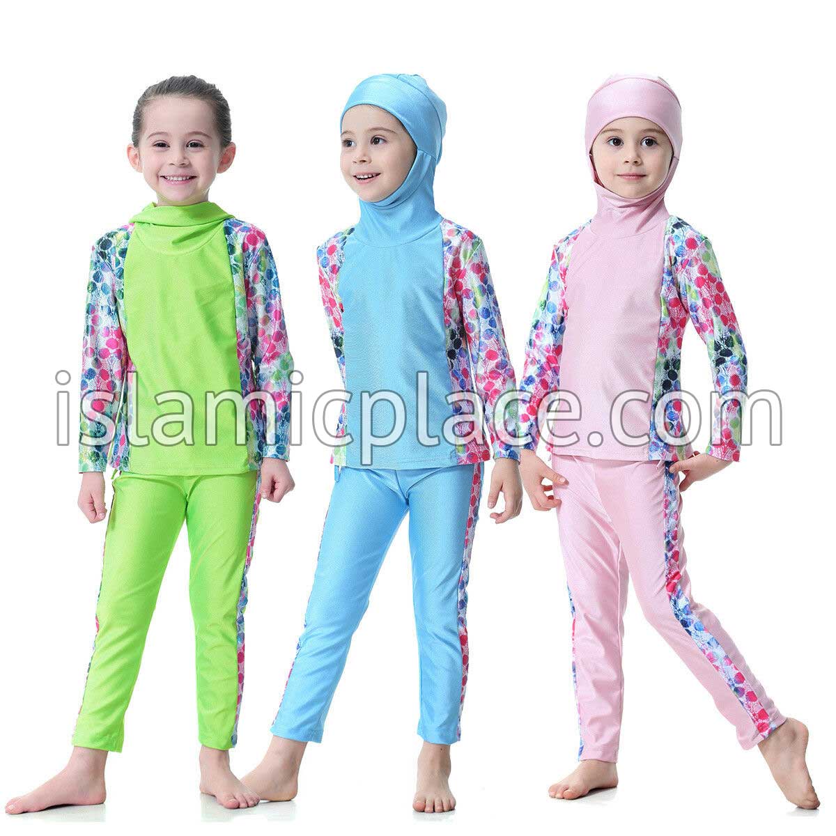 Aquatic Style Child Size Burkini 2 piece Swimwear - FINAL SALE