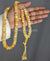 Golden Sand - Large Bead Talib Tasbih Prayer Beads
