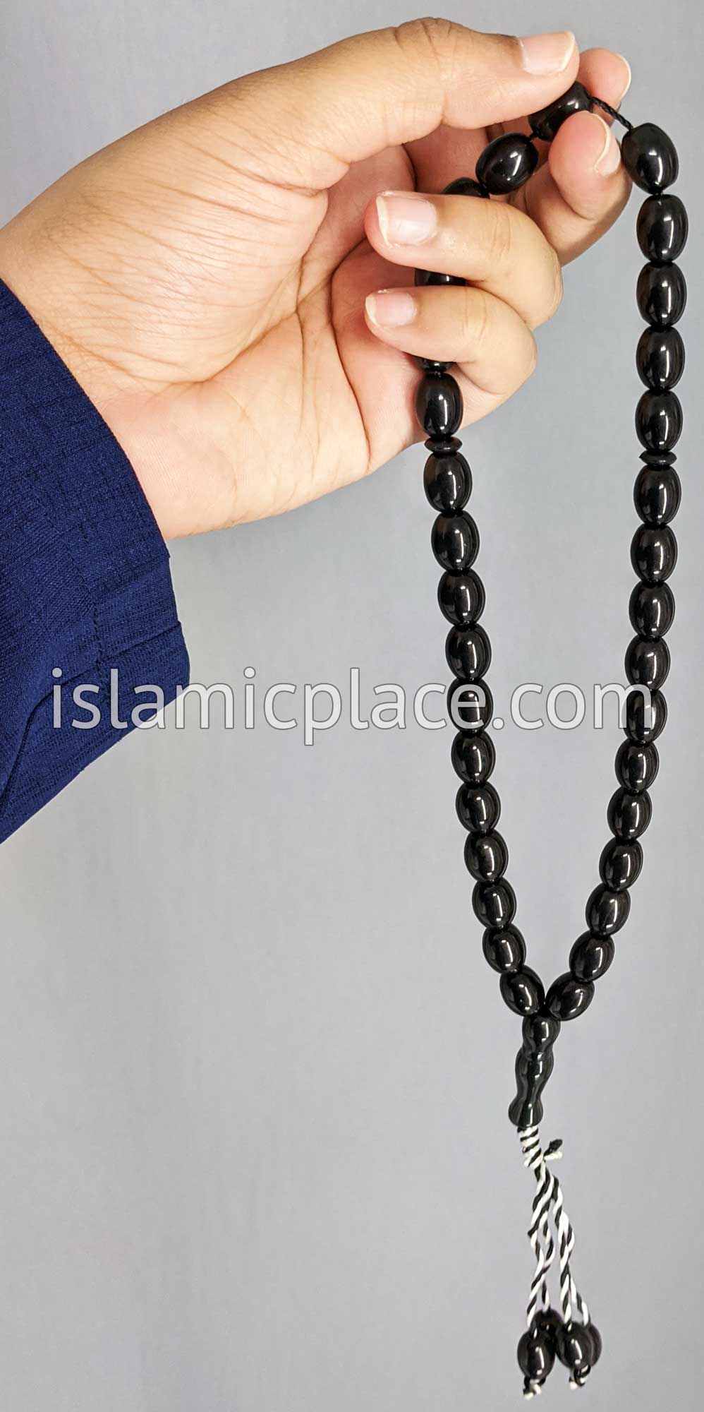 Black Rashid Tasbih Prayer Beads The Islamic Place