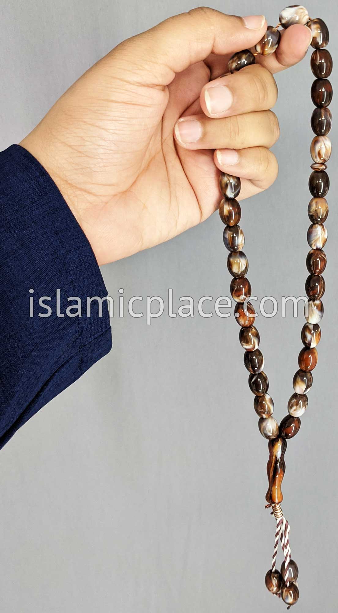 Seashell Brown - Rashid Tasbih Prayer Beads