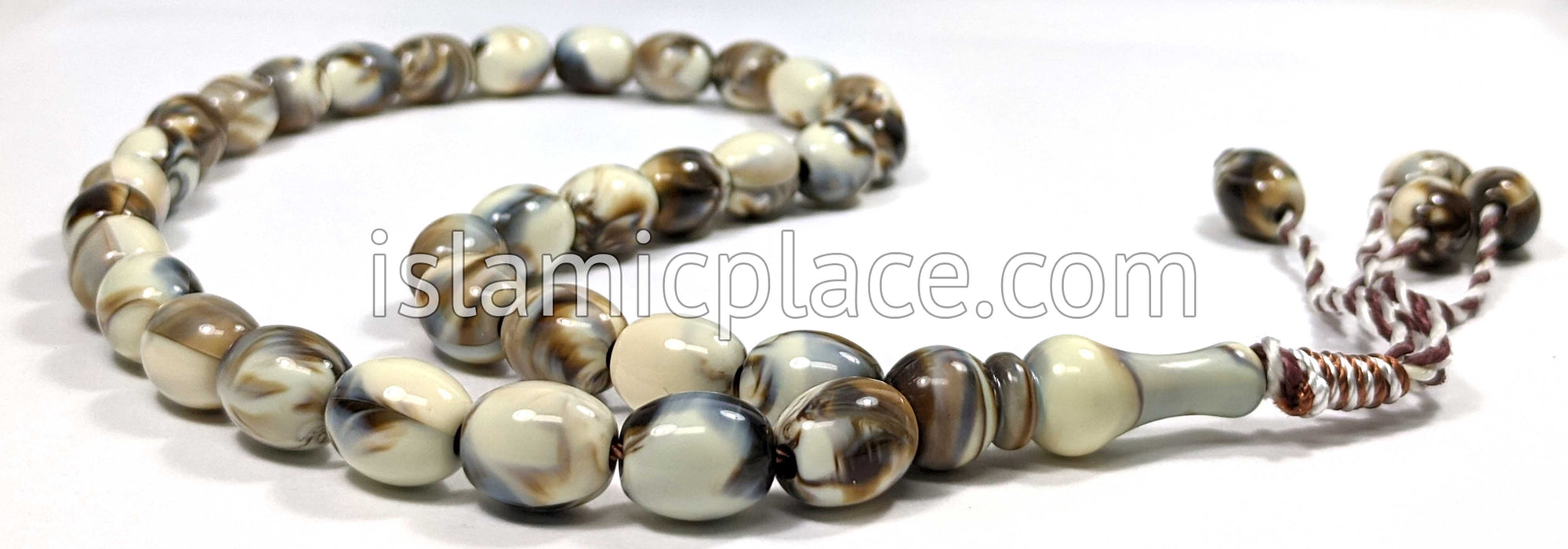Seashell Cream - Rashid Tasbih Prayer Beads