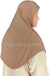 Oyster - Pearly with Rhinestones Teen to Adult (Large) Hijab Al-Amira (1-piece style) - Design 10