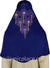 Navy Blue - Festive Hijab Al-Amira Teen to Adult (Large) - Design 6