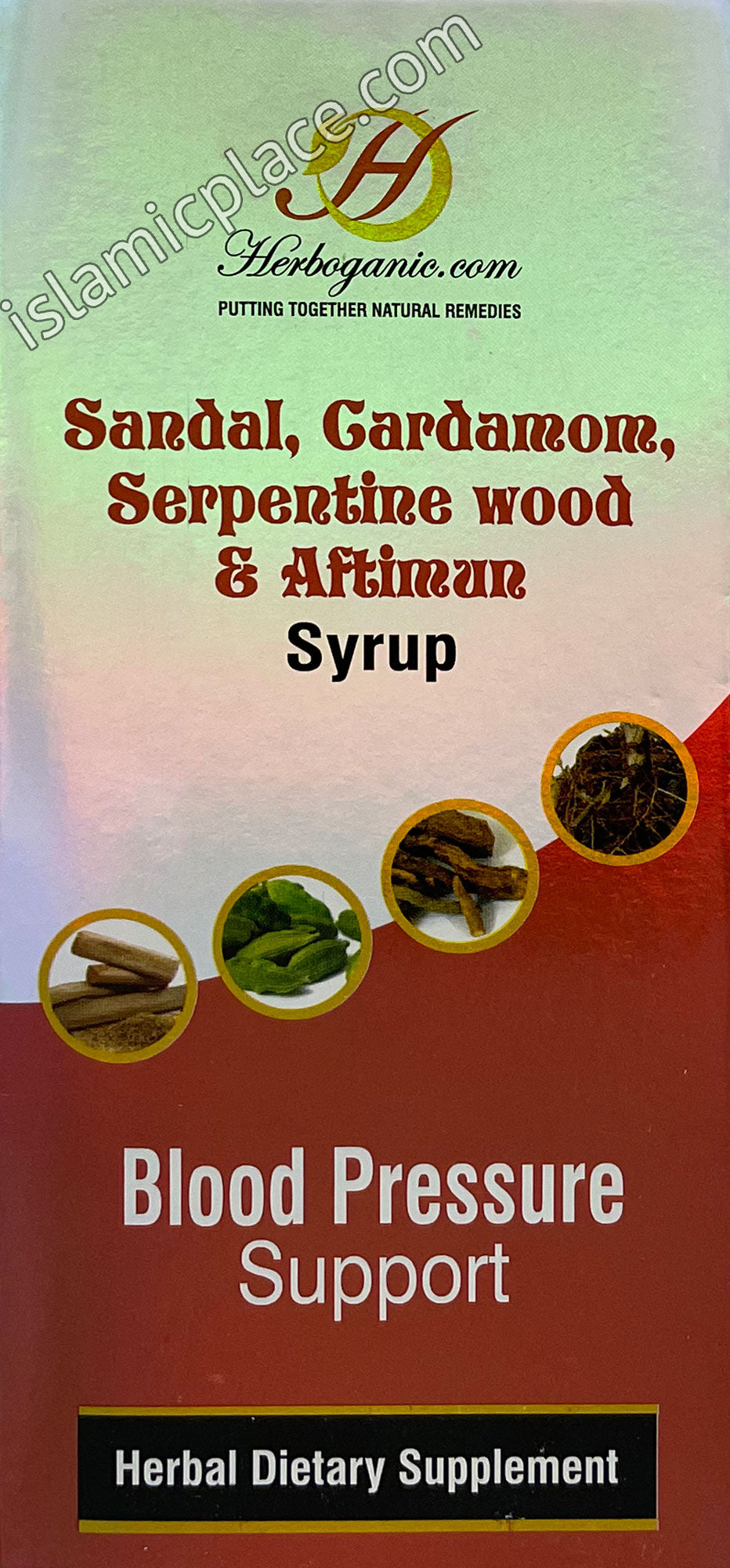 Blood Pressure Support Syrup - Sandal, Cardamom, Serpentine wood & Aftimun