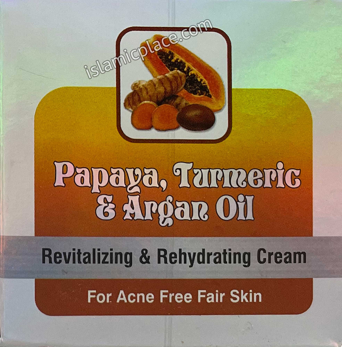 Papaya, Turmeric & Argan Oil - Revitalizing & Rehydrating Cream