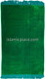 Emerald Green - Non-Distracting Plain Simple Velvet Prayer Rug