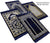 Navy Blue - Thick Velvet Prayer Rug - Assorted Designs