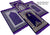 Purple - Thick Velvet Prayer Rug - Assorted Designs