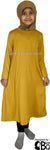 Golden Sand - Girl’s Salima Simply Elegant Basic Abaya by BintQ