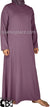 Light Plum - Salima Simply Elegant Basic Abaya by BintQ