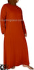 Rust - Salima Simply Elegant Basic Abaya by BintQ