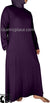 Plum - Salima Simply Elegant Basic Abaya by BintQ