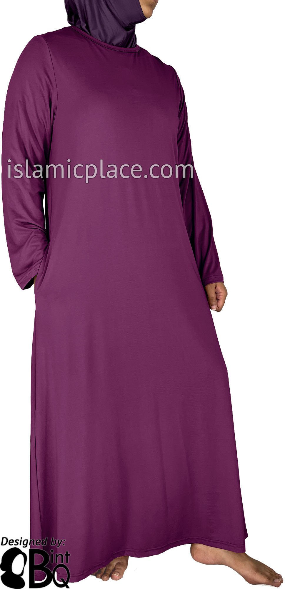 Mulberry - Salima Simply Elegant Basic Abaya by BintQ