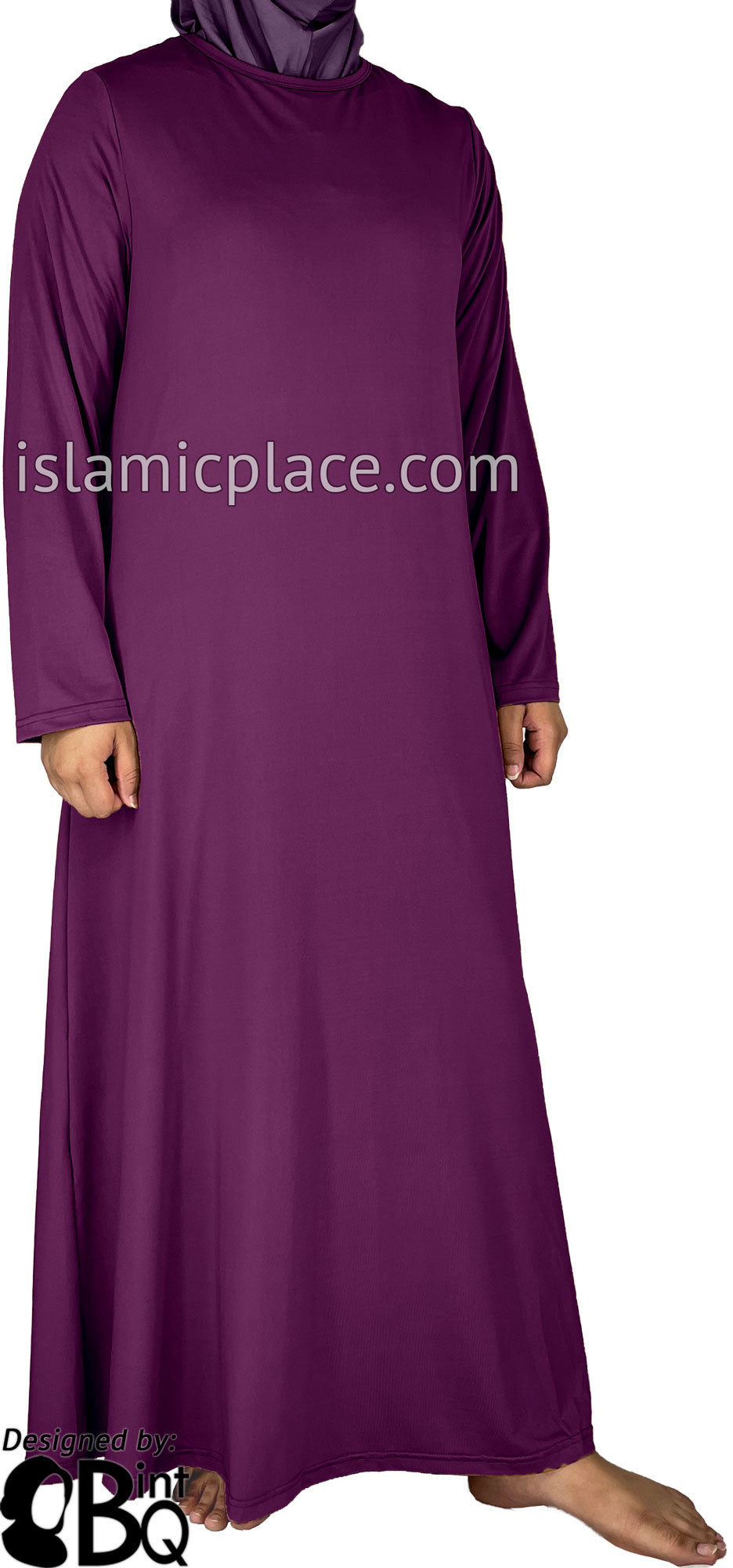 Mulberry - Salima Simply Elegant Basic Abaya by BintQ