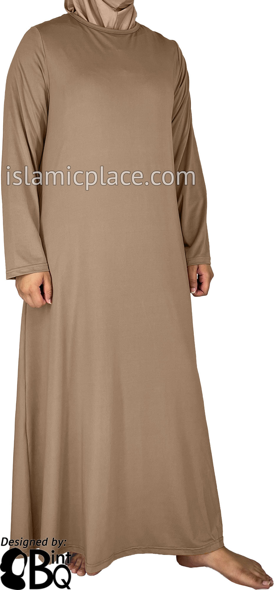 Oyster - Salima Simply Elegant Basic Abaya by BintQ