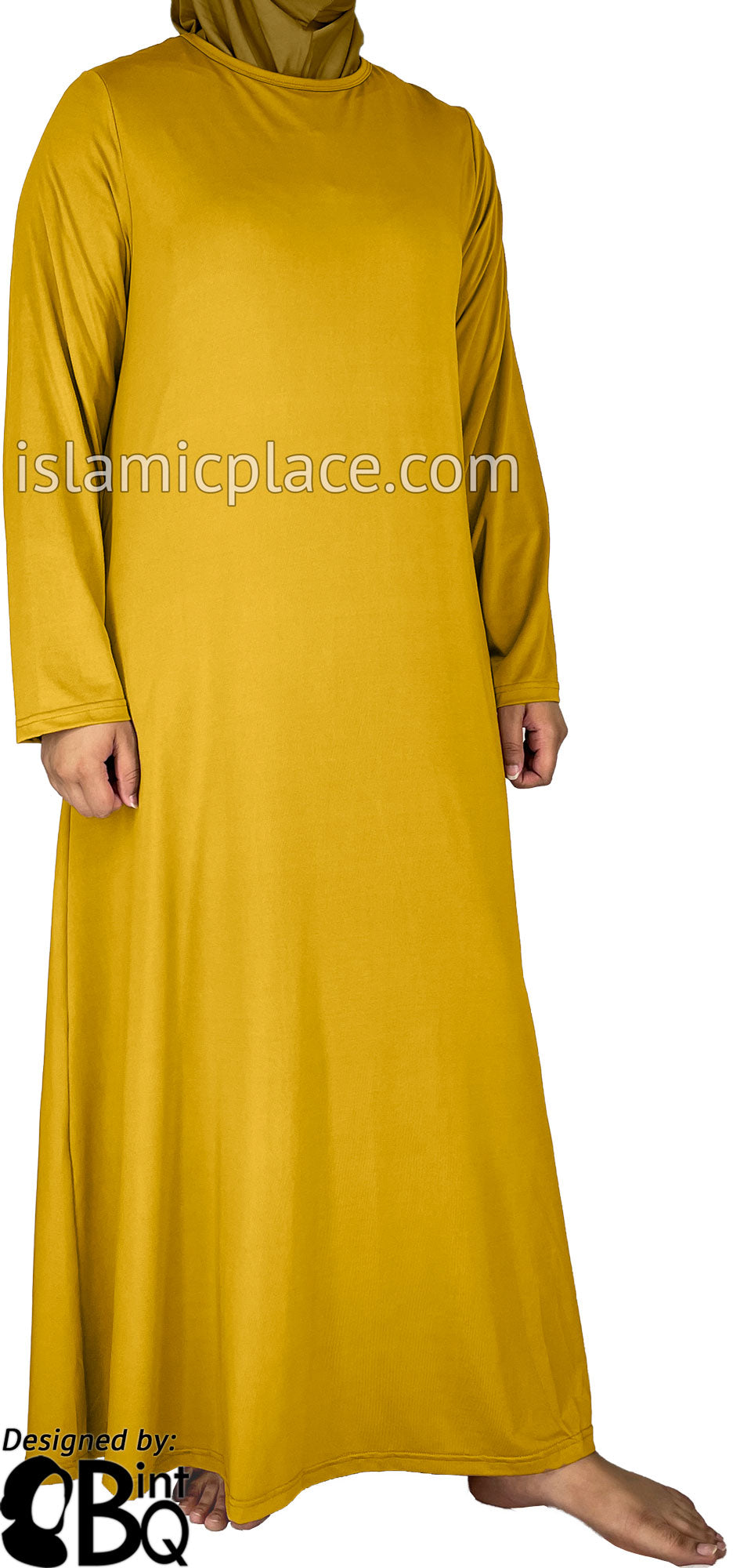 Golden Sand - Salima Simply Elegant Basic Abaya by BintQ