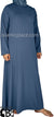 Denim Blue - Salima Simply Elegant Basic Abaya by BintQ