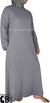 Slate Gray - Salima Simply Elegant Basic Abaya by BintQ