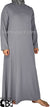 Slate Gray - Salima Simply Elegant Basic Abaya by BintQ