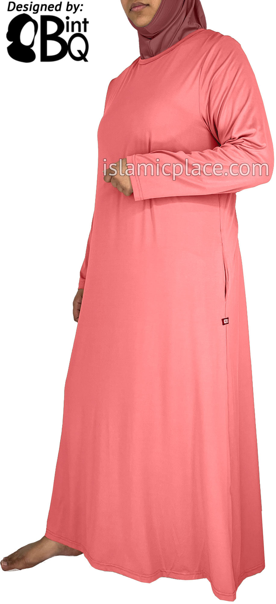 Blushing Pink - Salima Simply Elegant Basic Abaya by BintQ
