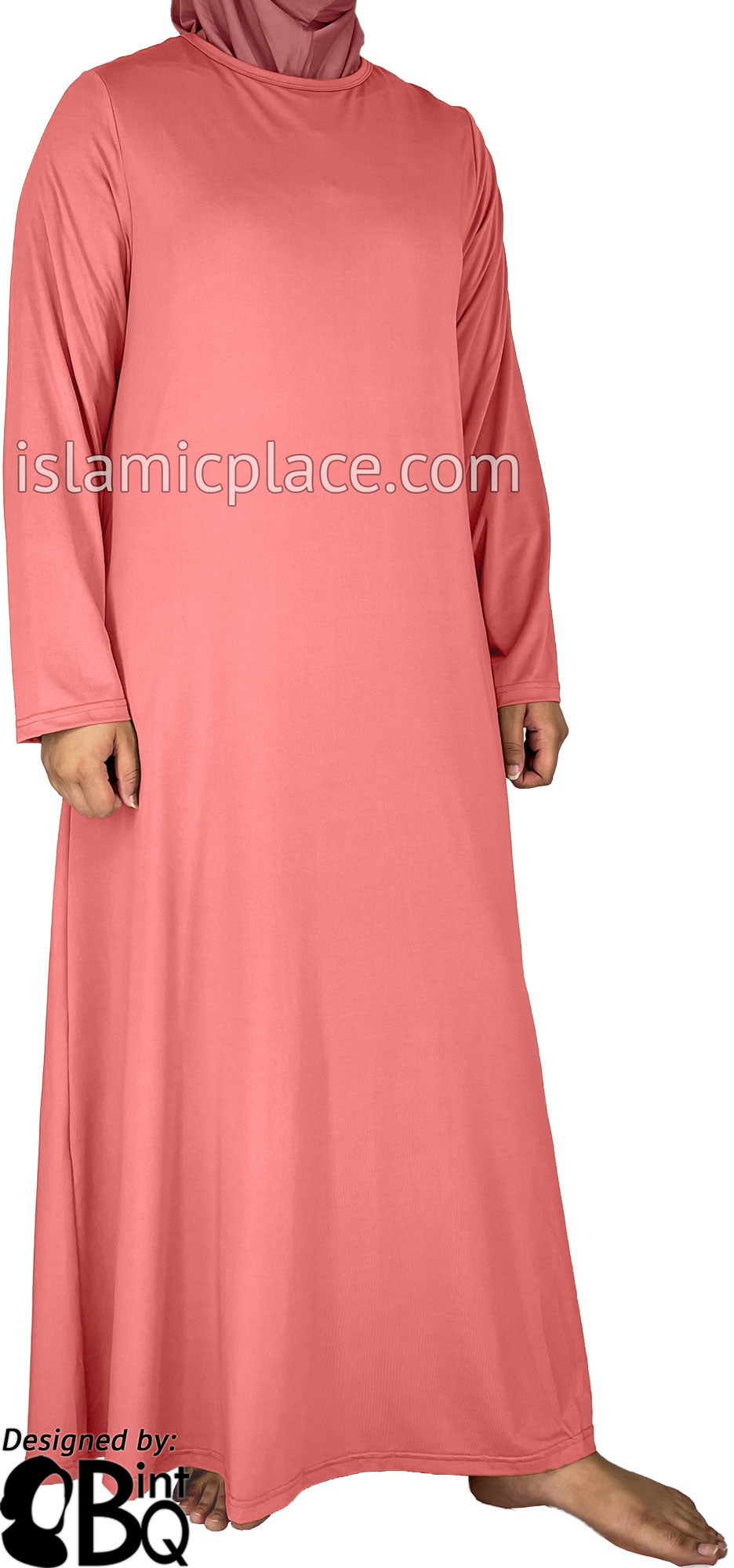 Blushing Pink - Salima Simply Elegant Basic Abaya by BintQ