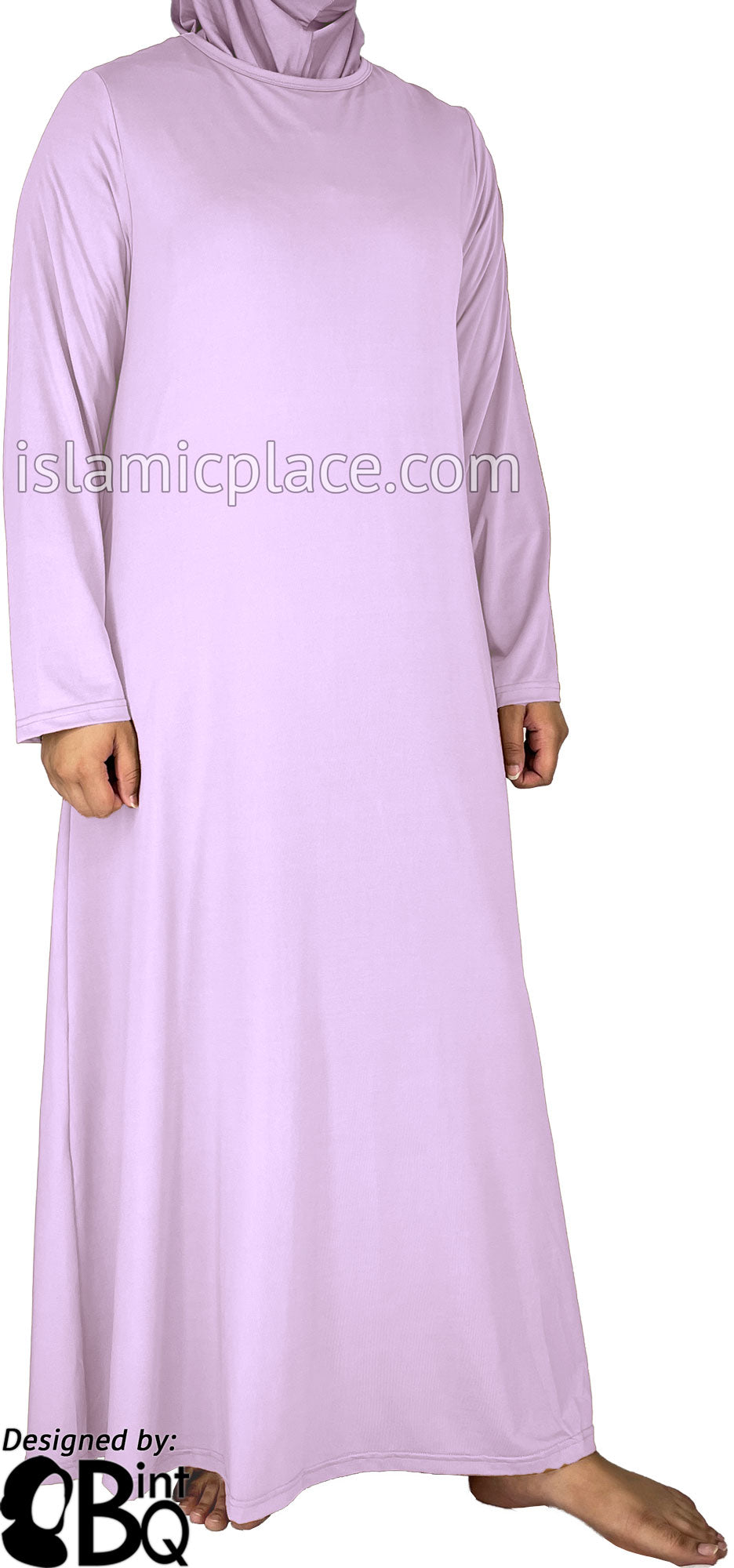 Lilac - Salima Simply Elegant Basic Abaya by BintQ