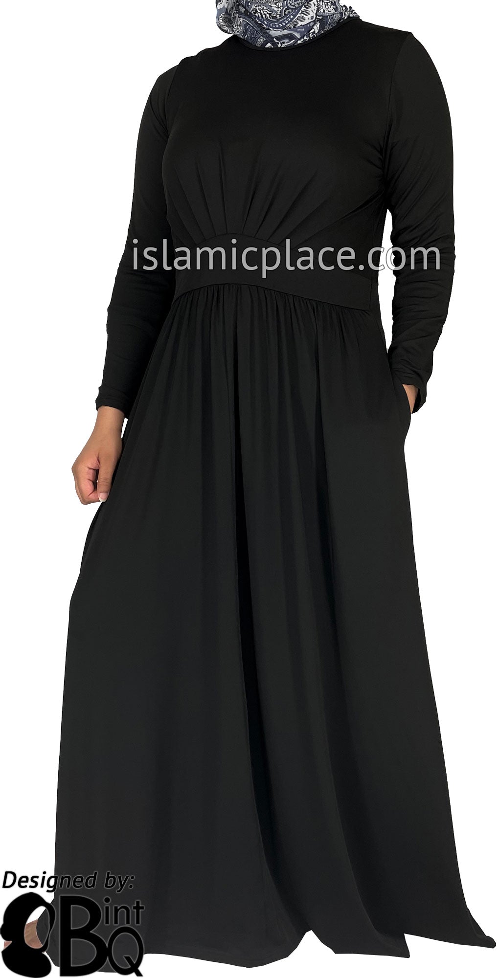 Black - Princess Munira Stylish Abaya by BintQ