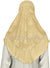 Oatmeal - Luxurious Net Style Teen to Adult (Large) Hijab Al-Amira (1-piece style) - Design 14