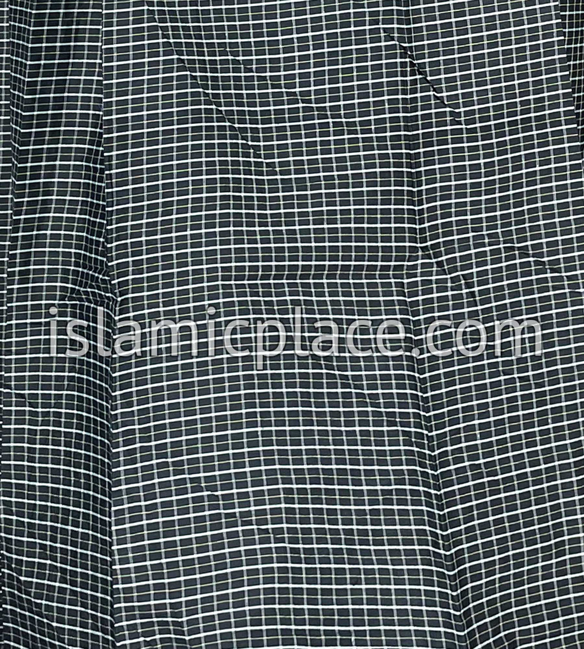 Black, White and Tan - Small Plaid Design Men Lungi Izar