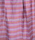 Raspberry Pink, Coral, White and Black - Plaid Design Men Lungi Izar