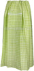 Light Olive Green and Lime Green - Square Grid Design Men Lungi Izar