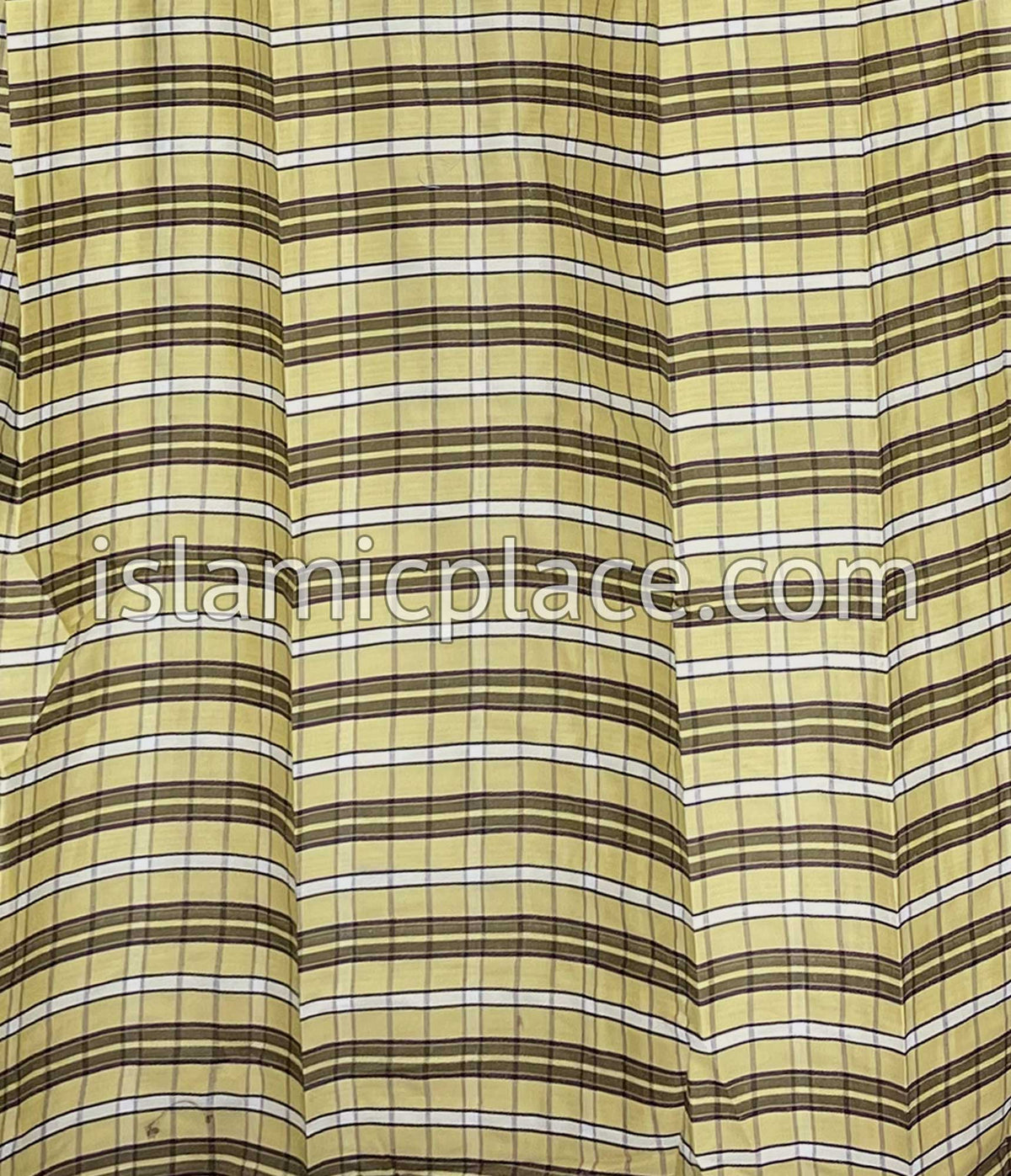 Khaki, Camo Green, Off-White and Plum - Plaid Design Men Lungi Izar