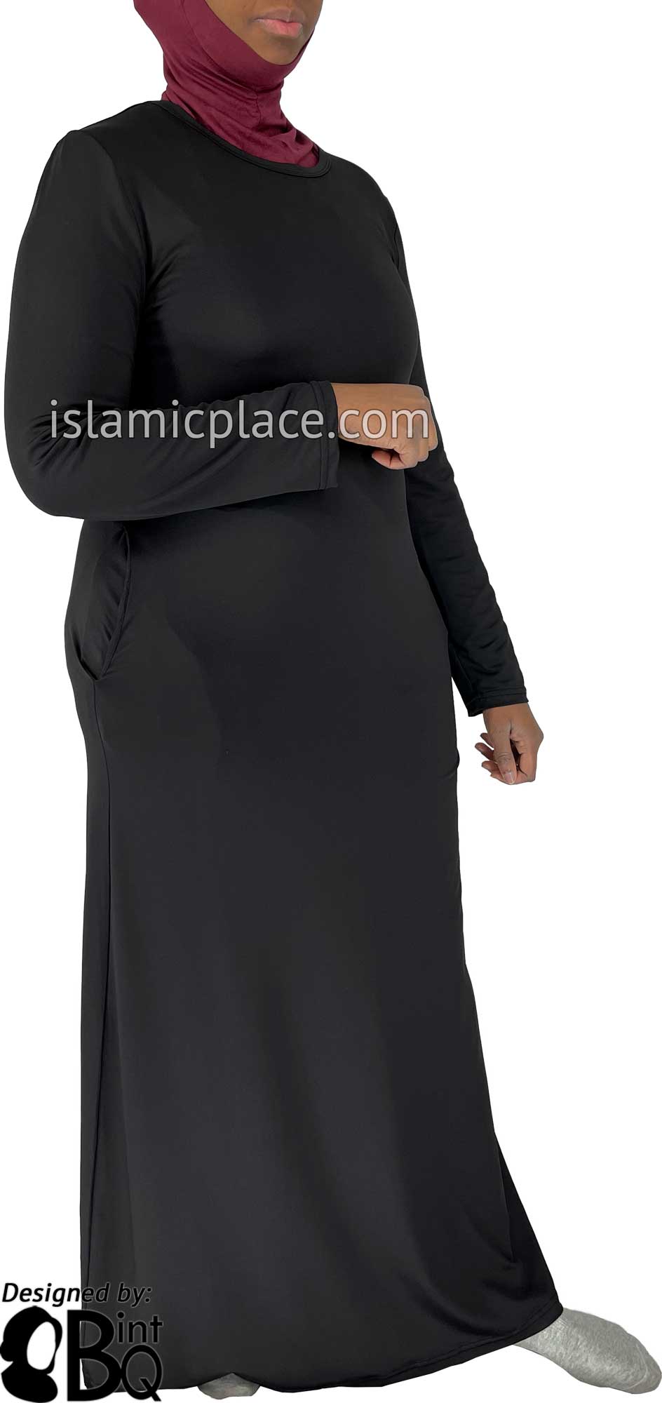 Black - Nafisa Basic Abaya by BintQ