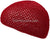 Red - Nylon Knitted Solid Kufi