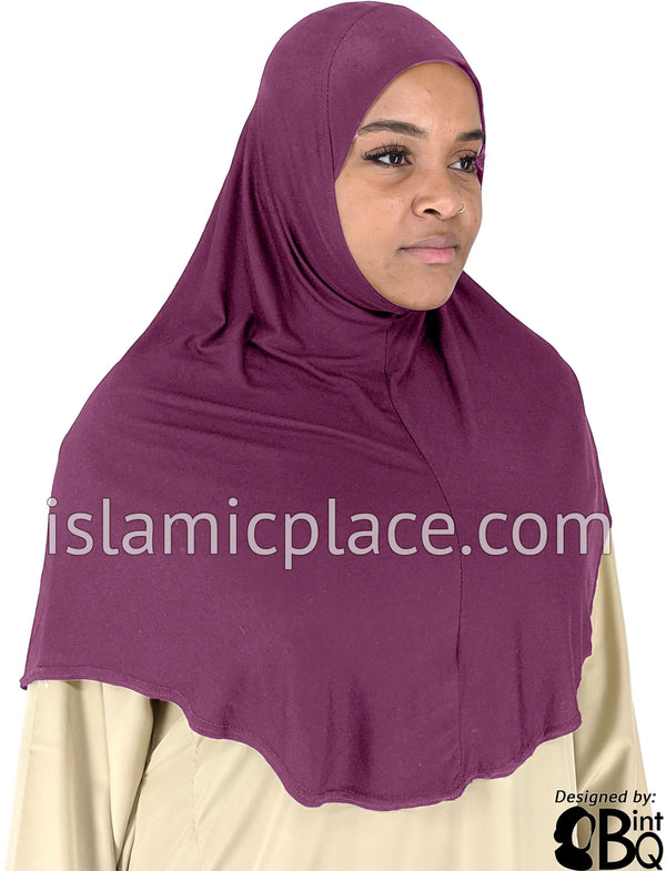Concord Grape - Plain Adult (X-Large) Hijab Al-Amira (1-piece