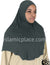 Graphite Gray - Plain Adult (X-Large) Hijab Al-Amira (1-piece style)