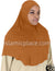 Pumpkin Spice - Plain Adult (X-Large) Hijab Al-Amira (1-piece style)