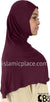 Eggplant - Plain Adult (X-Large) Hijab Al-Amira (1-piece style)