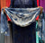 Navy Blue - Tie Dye Georgette Shayla Long Rectangle Hijab 28"x70"