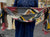 Dusty Rose, Clay Red, Gold, Black and Brown Abstract Rectangles- Soft Viscose Printed Shayla Long Rectangle Hijab 34"x72"