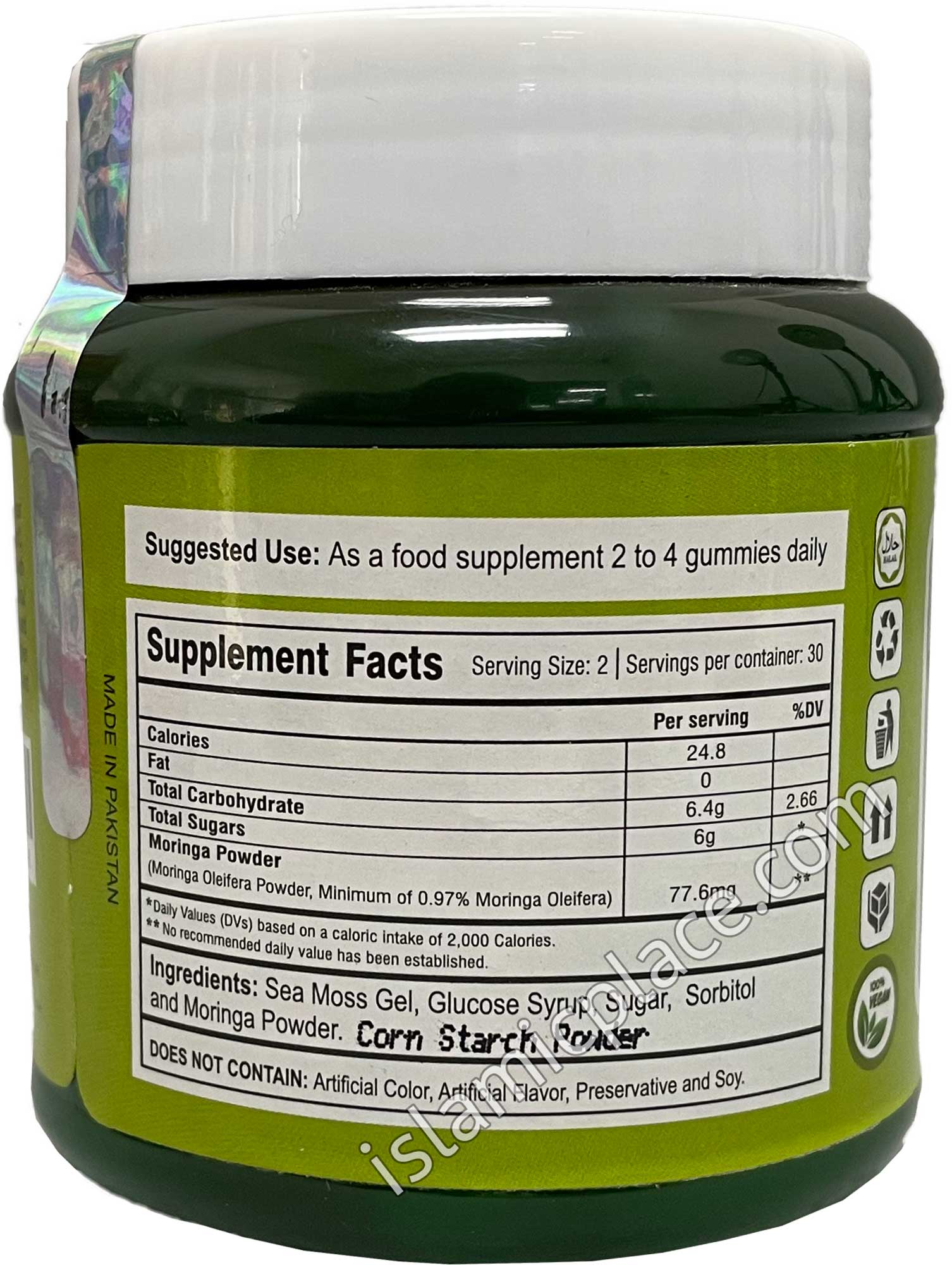 Moringa Sea Moss Gummies - 60 Gummies