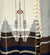 Cream and Brown - Mujahid Design Men Yemeni Lungi Izzar