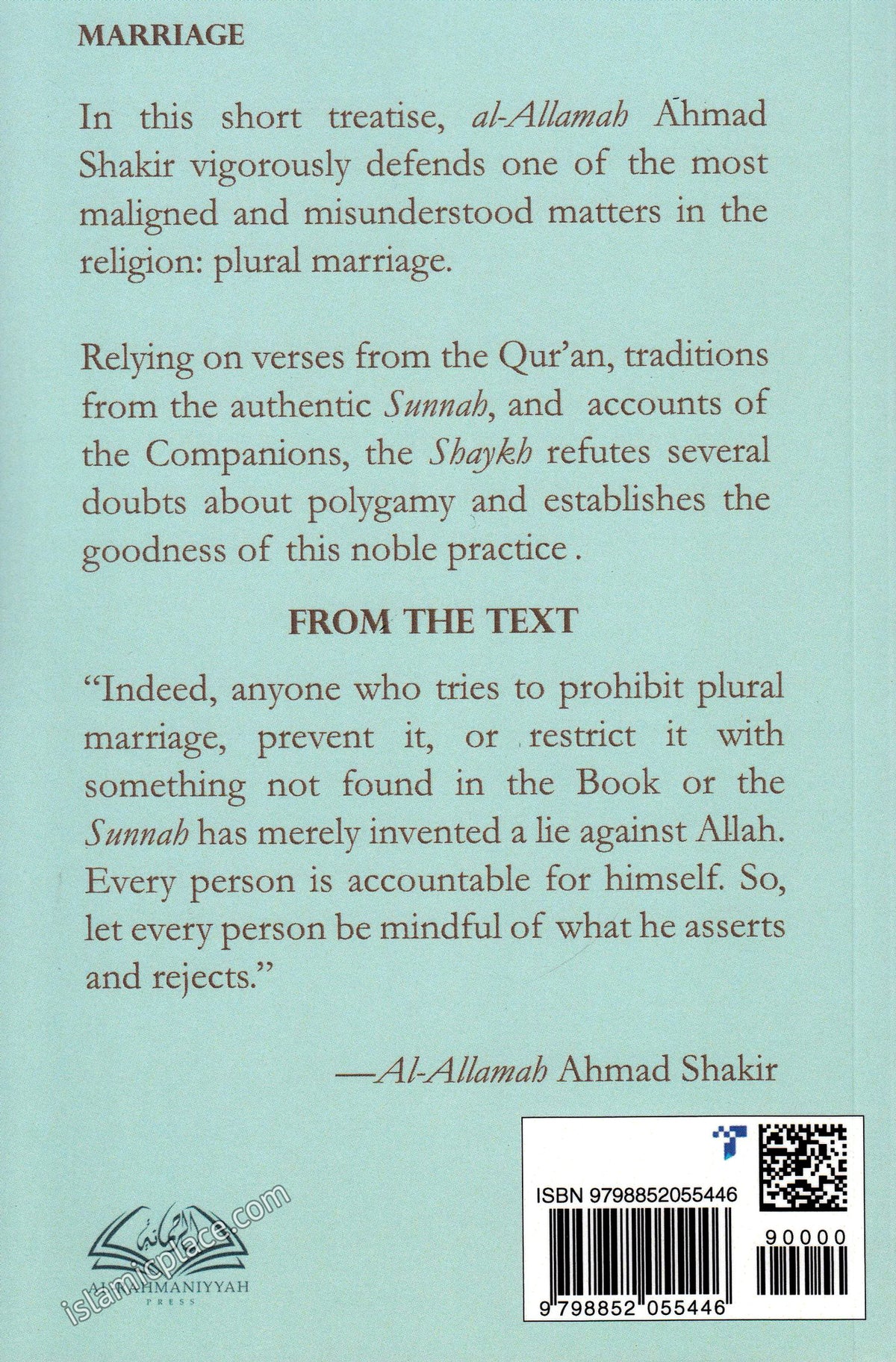 Marry Women of Your Choice - A Defense of Plural Marriage