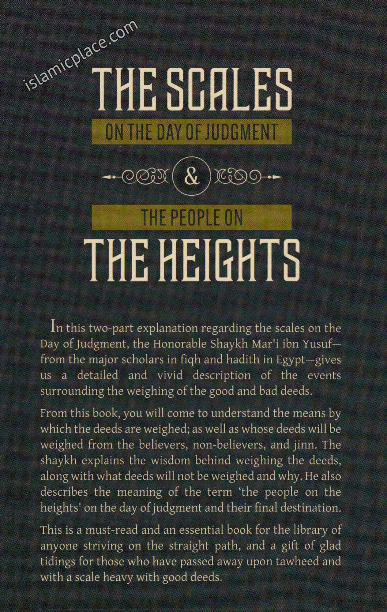 The Scales on the Day of Judgment & People on the Heights