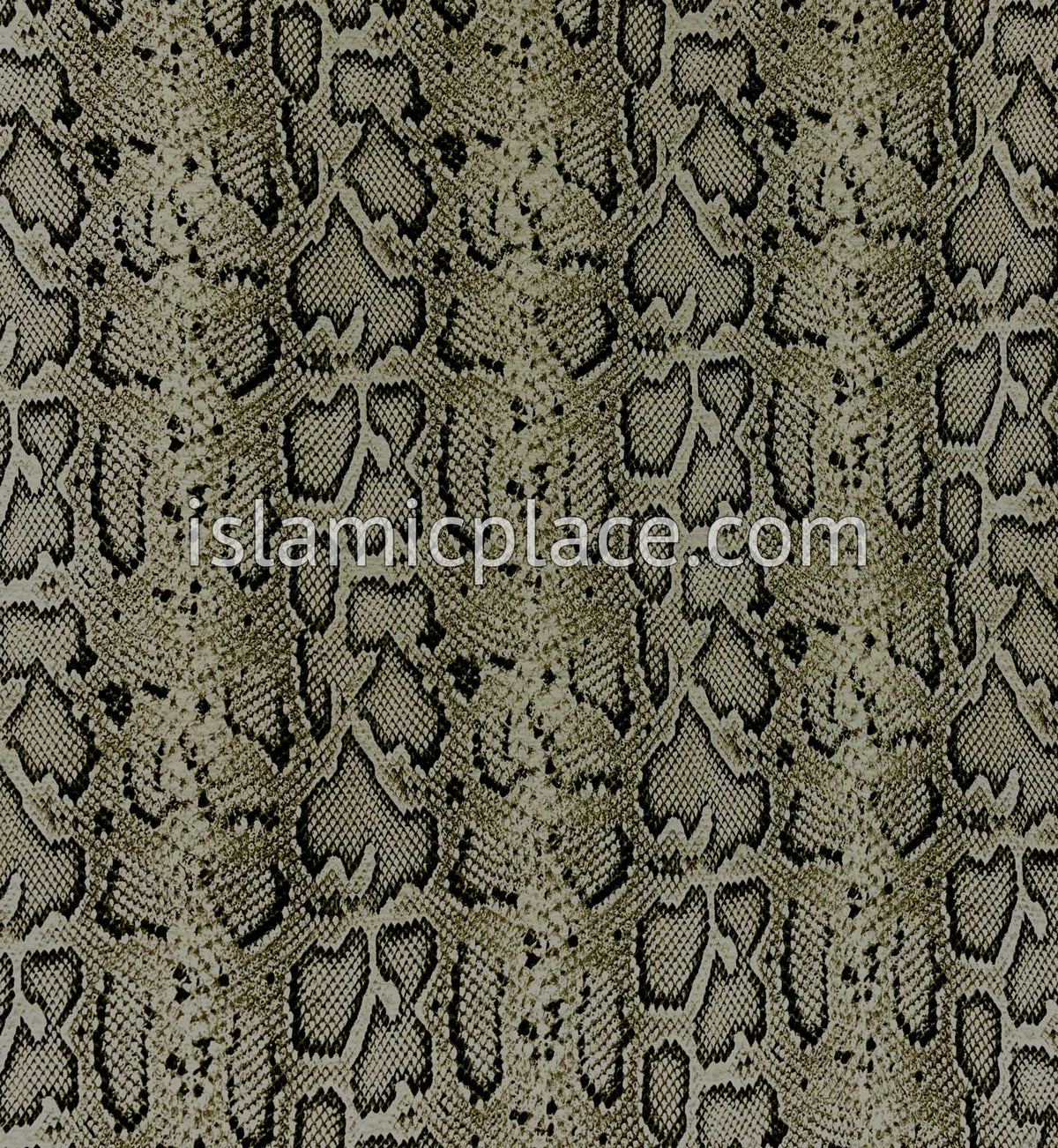 Dark Tan and Black Snake Skin Print - Print Jersey Shayla Long Rectangle Hijab 30"x70"
