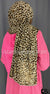 Dark Brown, Pumpkin and Tan Leopard Print - Print Jersey Shayla Long Rectangle Hijab 30"x70"