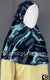 Navy Blue, Charcoal Gray and Baby Blue Camouflage Design- Printed Teen to Adult (Large) Hijab Al-Amira (1-piece style)