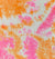 Orange, Pink and White Tie-Dye Design- Printed Teen to Adult (Large) Hijab Al-Amira (1-piece style)