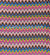 Bubblegum Pink, Mustard and Cobalt Blue Zigzag Design- Printed Teen to Adult (Large) Hijab Al-Amira (1-piece style)